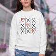 Tic Tac Toe Love Hearts Romantic Valentine Raglan Baseball Tee Youth Crewneck Sweatshirt Tic Tac Toe Love Hearts Romantic Valentine Raglan Baseball Tee Youth Crewneck Sweatshirt