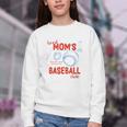 Tired Baseball Mom Club Baseball Mama Mother's Day Youth Crewneck Sweatshirt Tired Baseball Mom Club Baseball Mama Mother's Day Youth Crewneck Sweatshirt