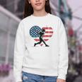 Valentines Baseball Batter Silhouette Heart Men Boys Kid Youth Crewneck Sweatshirt Valentines Baseball Batter Silhouette Heart Men Boys Kid Youth Crewneck Sweatshirt