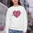 Valentine's Day Baseball Heart Softball Player Sports Lover Youth Crewneck Sweatshirt Valentine's Day Baseball Heart Softball Player Sports Lover Youth Crewneck Sweatshirt