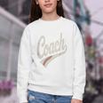 Vintage Baseball Coach Youth Crewneck Sweatshirt Vintage Baseball Coach Youth Crewneck Sweatshirt