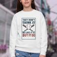 They Don’t Think It Be Like It Is But It Do Baseball Youth Crewneck Sweatshirt They Don’t Think It Be Like It Is But It Do Baseball Youth Crewneck Sweatshirt