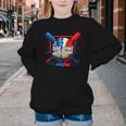 100 Days Of School 100th Day Youth Drip Baseball Boys Kid Youth Crewneck Sweatshirt