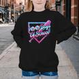 100 Days Of School Baseball 100th Day Ice Cream Boys Kids Youth Crewneck Sweatshirt 100 Days Of School Baseball 100th Day Ice Cream Boys Kids Youth Crewneck Sweatshirt