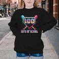 100 Days Of School Boy Kids Baseball Ice Cream Drip Teacher Youth Crewneck Sweatshirt 100 Days Of School Boy Kids Baseball Ice Cream Drip Teacher Youth Crewneck Sweatshirt