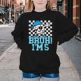 5th Birthday Dabbing Baseball Boys Bruh I'm 5 Year Old Youth Crewneck Sweatshirt