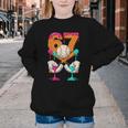 6 7 Ice Cream Drip Baseball Number 67 Player Boy Girl Kids Youth Crewneck Sweatshirt 6 7 Ice Cream Drip Baseball Number 67 Player Boy Girl Kids Youth Crewneck Sweatshirt