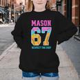 6 7 Mason Baseball Drip Youth Crewneck Sweatshirt 6 7 Mason Baseball Drip Youth Crewneck Sweatshirt