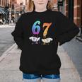 6 7 Six Seven Meme Hands Ice Cream Baseball Drip Boy Girl Youth Crewneck Sweatshirt 6 7 Six Seven Meme Hands Ice Cream Baseball Drip Boy Girl Youth Crewneck Sweatshirt