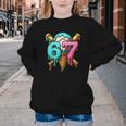 67 Baseball Ice Cream Drip Kids Youth Crewneck Sweatshirt