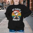 67 Days Of School Bruh Teacher Kids Dabbing Baseball Youth Crewneck Sweatshirt 67 Days Of School Bruh Teacher Kids Dabbing Baseball Youth Crewneck Sweatshirt