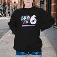 6th Birthday Boy Bro I'm 6 Year Old Baseball Ice Cream Drip Youth Crewneck Sweatshirt 6th Birthday Boy Bro I'm 6 Year Old Baseball Ice Cream Drip Youth Crewneck Sweatshirt
