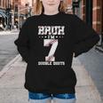 7th Birthday Baseball Bruh I'm 7 Double Digits 7 Years Old Youth Crewneck Sweatshirt 7th Birthday Baseball Bruh I'm 7 Double Digits 7 Years Old Youth Crewneck Sweatshirt