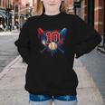 Baseball 10 Year Old Splash Drip 10th Birthday Boy Number 10 Youth Crewneck Sweatshirt Baseball 10 Year Old Splash Drip 10th Birthday Boy Number 10 Youth Crewneck Sweatshirt