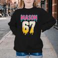 Baseball 6 7 Ice Cream Drip Number 67 Six Seven Meme Youth Crewneck Sweatshirt Baseball 6 7 Ice Cream Drip Number 67 Six Seven Meme Youth Crewneck Sweatshirt