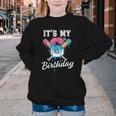 Baseball 6 Year Old Ice Cream Drip 6th Birthday Boy Number 6 Youth Crewneck Sweatshirt Baseball 6 Year Old Ice Cream Drip 6th Birthday Boy Number 6 Youth Crewneck Sweatshirt