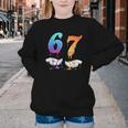 Baseball 67 Ice Cream Drip Six Seven Boys Meme Youth Crewneck Sweatshirt