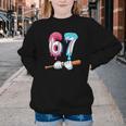 Baseball 67 Ice Cream Drip Six Seven Boys Youth Crewneck Sweatshirt