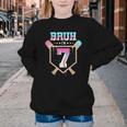Baseball 7 Year Old Ice Cream Drip 7th Birthday Boys Player Youth Crewneck Sweatshirt Baseball 7 Year Old Ice Cream Drip 7th Birthday Boys Player Youth Crewneck Sweatshirt