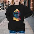 Baseball Catcher Mask Ice Cream Dripping Baseball Fan Boys Youth Crewneck Sweatshirt Baseball Catcher Mask Ice Cream Dripping Baseball Fan Boys Youth Crewneck Sweatshirt