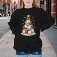 Baseball Christmas Tree Lights Santa Sport Player Lover Xmas Youth Crewneck Sweatshirt Baseball Christmas Tree Lights Santa Sport Player Lover Xmas Youth Crewneck Sweatshirt