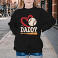 Baseball Daddy Baseball Heart Family Matching Youth Crewneck Sweatshirt