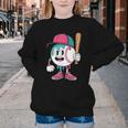 Baseball Drip Boys Ice Cream Youth Youth Crewneck Sweatshirt
