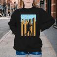 Baseball Drip Dripping Ice Cream Sport Player American Flag Youth Crewneck Sweatshirt