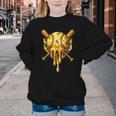 Baseball Drip Ice Cream Camo Cool Youth Crewneck Sweatshirt