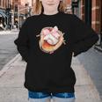 Baseball Drip Ice Cream Coquette Pink Bow Baseball Player Youth Crewneck Sweatshirt Baseball Drip Ice Cream Coquette Pink Bow Baseball Player Youth Crewneck Sweatshirt