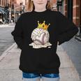 Baseball Drip Ice Cream Crown Melt Graphic Youth Crewneck Sweatshirt Baseball Drip Ice Cream Crown Melt Graphic Youth Crewneck Sweatshirt