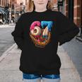 Baseball Drip Ice Cream Number 67 Player Or 67th Birthday Youth Crewneck Sweatshirt Baseball Drip Ice Cream Number 67 Player Or 67th Birthday Youth Crewneck Sweatshirt