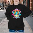 Baseball Drip Jersey Number 77 For Players & 77th Birthday Youth Crewneck Sweatshirt Baseball Drip Jersey Number 77 For Players & 77th Birthday Youth Crewneck Sweatshirt