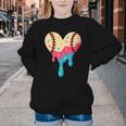 Baseball Drip Melting Ice Cream Baseball Heart Boys Girls Youth Crewneck Sweatshirt Baseball Drip Melting Ice Cream Baseball Heart Boys Girls Youth Crewneck Sweatshirt