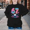 Baseball Drip Number 67 Player 67Th Birthday Baseball Meme Youth Crewneck Sweatshirt Baseball Drip Number 67 Player 67Th Birthday Baseball Meme Youth Crewneck Sweatshirt