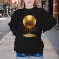 Baseball Dripping Drip Gold Sport Player Coach Baller Youth Crewneck Sweatshirt Baseball Dripping Drip Gold Sport Player Coach Baller Youth Crewneck Sweatshirt