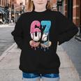 Baseball Ice Cream Drip 67 Hands Six Seven Boys Youth Crewneck Sweatshirt Baseball Ice Cream Drip 67 Hands Six Seven Boys Youth Crewneck Sweatshirt