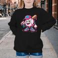 Baseball Ice Cream Shirt Cool Baseball Drip For Boys Youth Crewneck Sweatshirt