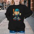 Baseball Lifestyle Youth Baseball Drip Icecream Youth Crewneck Sweatshirt