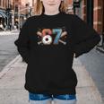 Baseball Lover Drip Number 67 Player 67th Birthday Meme Youth Crewneck Sweatshirt
