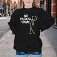 Baseball Lover Sad Stick No Baseball Today Youth Crewneck Sweatshirt Baseball Lover Sad Stick No Baseball Today Youth Crewneck Sweatshirt