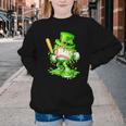 Baseball Player Ice Cream Drip Shamrocks St Patrick's Day Youth Crewneck Sweatshirt Baseball Player Ice Cream Drip Shamrocks St Patrick's Day Youth Crewneck Sweatshirt