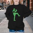 Baseball Shamrock St Patrick's Day Saint Paddy's Youth Crewneck Sweatshirt