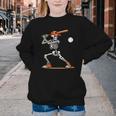 Baseball Skeleton Spooky Boys Halloween Baseball Player Youth Crewneck Sweatshirt Baseball Skeleton Spooky Boys Halloween Baseball Player Youth Crewneck Sweatshirt