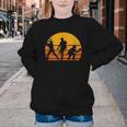 Baseball Tee Sunset Silhouette Players Men Women Kids Youth Crewneck Sweatshirt