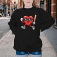 Baseball Valentines Day Heart Boys Sports Love Youth Crewneck Sweatshirt Baseball Valentines Day Heart Boys Sports Love Youth Crewneck Sweatshirt