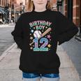 Birthday Boy 12th Birthday Baseball Youth Crewneck Sweatshirt Birthday Boy 12th Birthday Baseball Youth Crewneck Sweatshirt