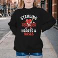 Boys Baseball Valentines Day Stealing Hearts Valentine Kids Youth Crewneck Sweatshirt Boys Baseball Valentines Day Stealing Hearts Valentine Kids Youth Crewneck Sweatshirt