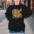 Camo Ice Cream Drip Baseball Stuff Baseball Drip Boys Youth Crewneck Sweatshirt