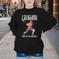 If You Can’t Handle Lacrosse Then Go Play Baseball Youth Crewneck Sweatshirt